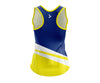 Custom Singlet Blue, White & Yellow